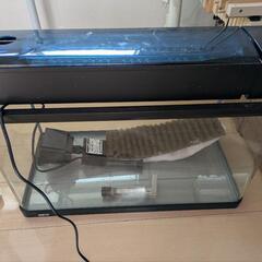 受付終了　水槽 60cm 上部フィルター