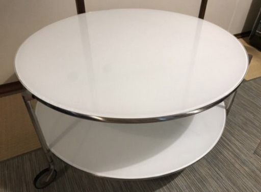 IKEAイケアガラスラウンドテーブル 2024 イケア STRIND ストリンド