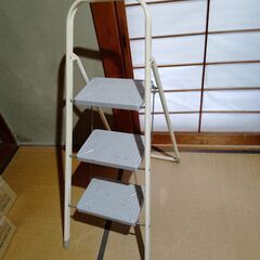 脚立 折り畳み3段 スチール製