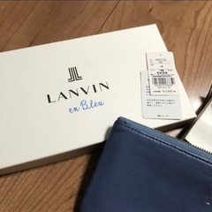 最終値下げ14,850円値札ありランバン長財布の画像