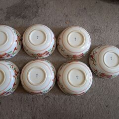 橋吉丸皿7個　中古の画像