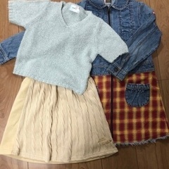 値下げ美品あり記名無しsnidel girl130他130.140