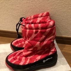 最終値下げ滑り止め付きスノーブーツ20センチ 雪遊び　スキー　スノボー