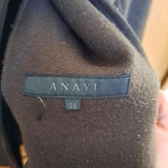 4/25削除 ANAYI ウールコート 38の画像