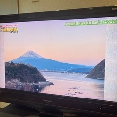お話中　32インチAQUOS TV