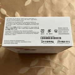 本物のApple製　AirPods Pro2新品未使用未開封品です。の画像