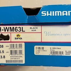 NEW 女性用シマノSPDバイクシューズ  (NEW Women's Shimano SPD bike shoes )の画像
