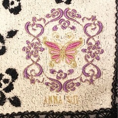 未使用 ANNA SUI ハンカチ ハンドタオル ミニタオル アナスイの画像