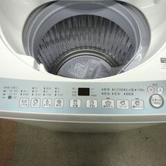 西岡店 洗濯機 7.0kg 2022年製 シャープ ES-T714 穴なしステンレス槽 ふろ水ポンプ付き SHARP 大容量 ファミリーサイズ 250102の画像