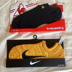 NIKE、ルコックの靴下
