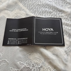HOYAクリスタルグラスの画像