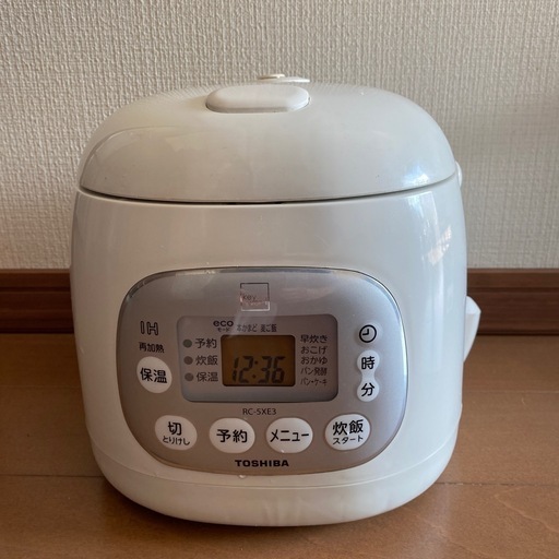 TOSHIBA IH炊飯器3合炊