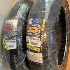 ホーネット等にタイヤ1台分新品　フロント130/70zr/16リ...