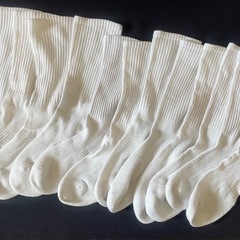 早い者勝ち　ルーズソックス JK 激レア　中古 ルーズソックス キッズ ギャル JK ホワイト 80cm - メルカリ