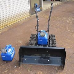 電動ラッセル除雪機 　ササキ　オ・スーノ　充電式   ER-801    中古品    予備バッテリー付 　の画像