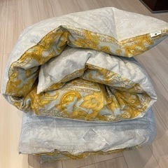 新品！西川羽毛布団+カバーセット シングル