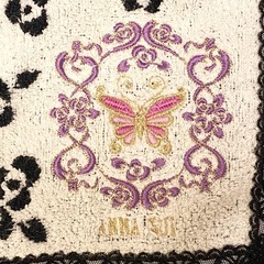 未使用 ANNA SUI ハンカチ ハンドタオル ミニタオル アナスイの画像