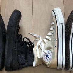 コンバース黒のみ23.5cmの画像