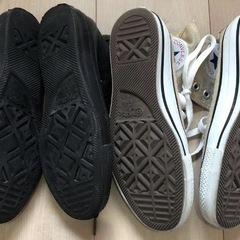 コンバース黒のみ23.5cmの画像