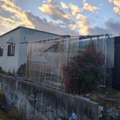 ありがとうございました　単管パイプ　クランプ　波板　などの画像