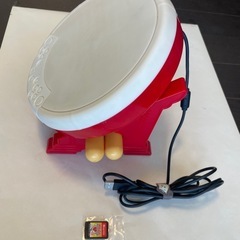 Nintendo Switch 太鼓の達人ソフトと専用コントローラーの画像