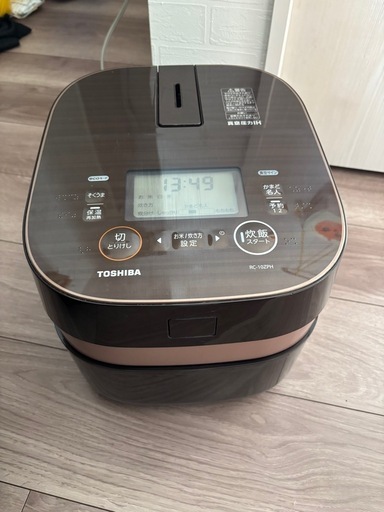 (取り引き中)炊飯器　TOSHIBA