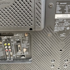 Blu-ray内蔵型26インチTV（シャープ）の画像