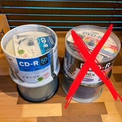 ［未開封あり］CD-R 100枚 
TDK・maxel インクジェットプリンタ対応の画像