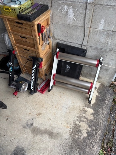 話の早い方半額　ミノウラ　ロードバイク自転車用三本ローラーセット