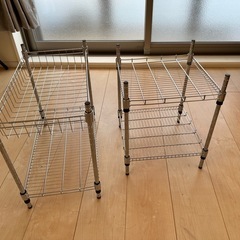 小型スチールラック（×2）