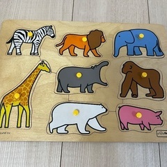 ボーネルンド　木製　パズル　動物