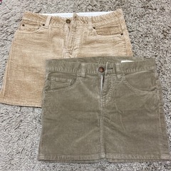 アースミュージック&エコロジー　コーデュロイスカート