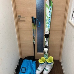 小学生低学年スキー3点セット＋スキーケース　美品