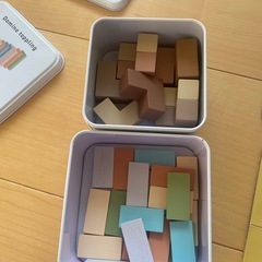 3COINS おもちゃセット　パズル　ドミノ　スリコの画像