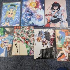 東方心綺楼 CD オマケ:クリアファイルと下敷きの画像