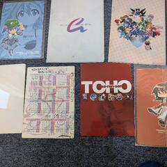 東方心綺楼 CD オマケ:クリアファイルと下敷きの画像