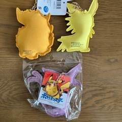 サンダース　ブースター　エーフィ　ラメキーホルダーの画像