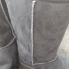 ムートンロングブーツの画像
