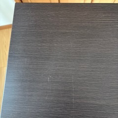 ニトリ　2022年購入　デスク(ザッキー 95 DBR/BK)の画像