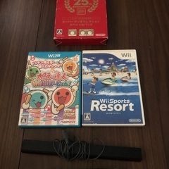 WiiU ゲーム　コントローラー等色々セットの画像