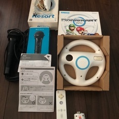 WiiU ゲーム　コントローラー等色々セットの画像