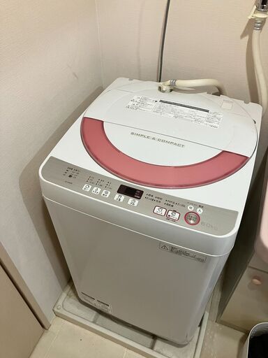 洗濯機 (SHARP ES-GE60R)