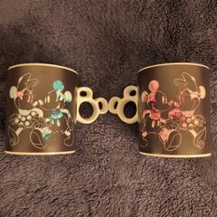 ミッキーマウス、ミニーマウス ディズニー ペアマグカップ(2個セット)の画像