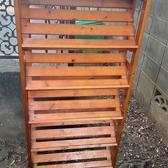 木製シューズラック
