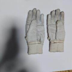 スキーの皮手袋ですの画像