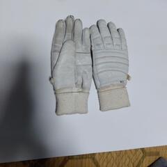 スキーの皮手袋ですの画像