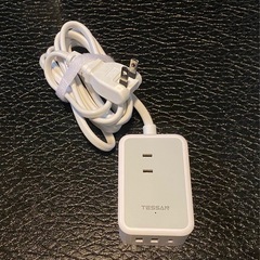 新品 旅行に便利！　USB付き電源タップ　延長コード