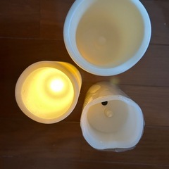 IKEAのキャンドル5つ
