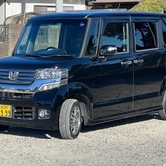 ★車検付★ H25年 NBOXカスタム G・Lパッケージ バックモニター ETC 両側パワースライドドア 地デジナビ 純正アルミ の画像