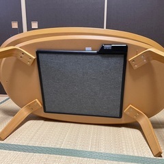 【本日〜1/5限定】無印良品 楕円形 こたつ 134×77×H35cm 2018年製 フラットヒーター